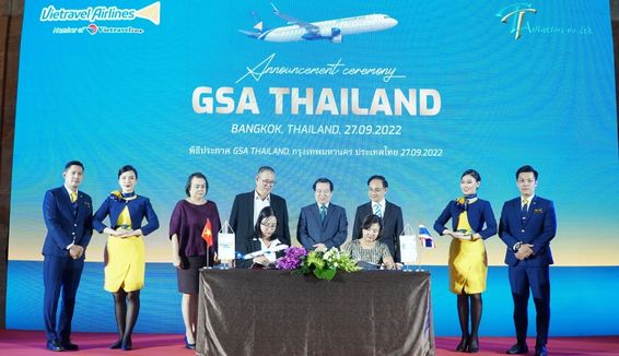 VIETRAVEL AIRLINES ANNOUNCES GSA IN THAILAND